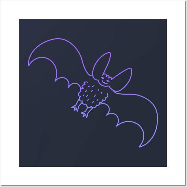 Cute bat Wall Art by yambuto